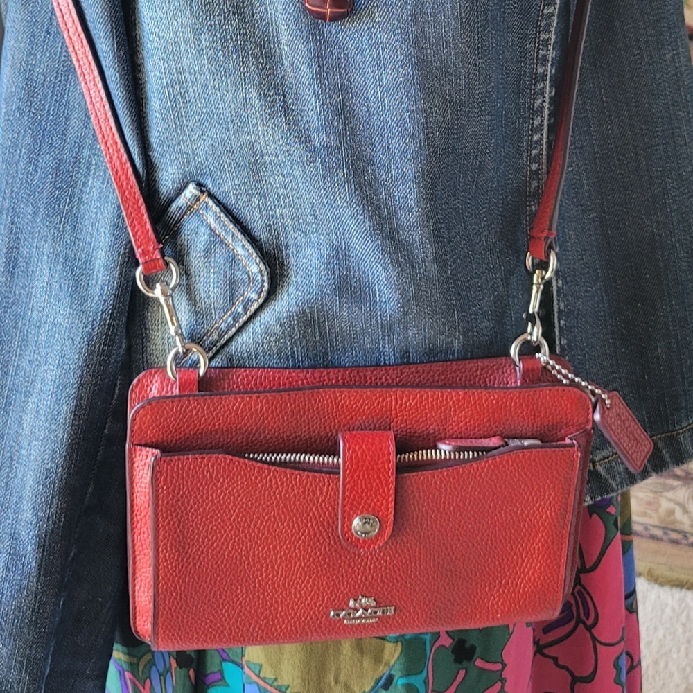 Coach Red Crossbody Bag